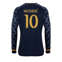 Real Madrid Luka Modric #10 Gostujuci Dres 2023-24 Dugi Rukav